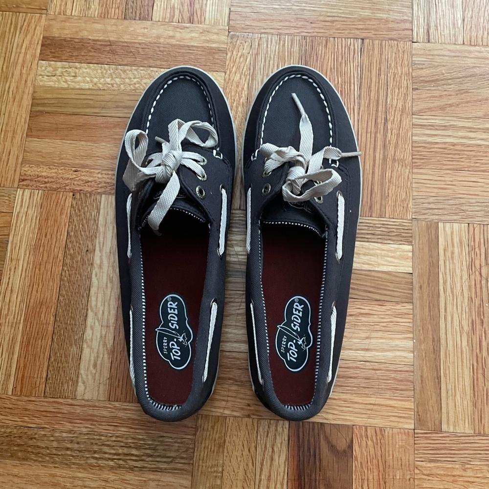 Sperry Top-Sider Black Boat Shoes